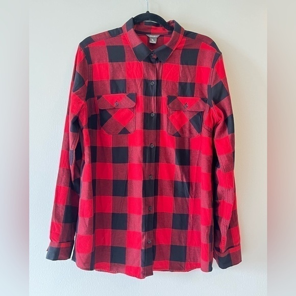 Eddie Bauer XL Firelight Flannel Shirt. I only wore once. - Picture 4 of 9